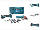 Makita DTM52ZJX2 Outil multifonctions sans fil Starlock Max Brushless 18V + Coffret Makpac + Set d'accessories, 43 pcs. - sans batterie, sans chargeur