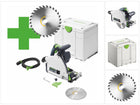 Sierra de inmersión Festool TS 60 K-Plus Master Edition 1500 W 168 mm (577847) + hoja de sierra + systainer