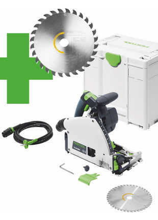 Sierra de inmersión Festool TS 60 K-Plus Master Edition 1500 W 168 mm (577847) + hoja de sierra + systainer