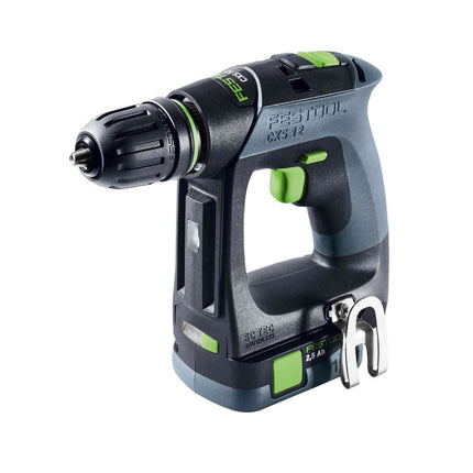 Festool CXS 12 2,5-Plus Perceuse-visseuse sans fil 12 V 30 Nm Brushless ( 576864 ) + 2x batterie 2,5 Ah + chargeur + Systainer