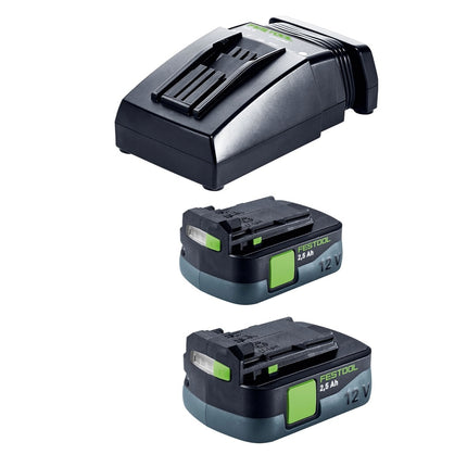 Festool TXS 12 2,5-Plus Perceuse-visseuse sans fil 12 V 30 Nm Brushless ( 576873 ) + 2x batterie 2,5 Ah + chargeur + Systainer