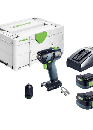 Festool TXS 12 2,5-Plus Akku Bohrschrauber 12 V 30 Nm Brushless ( 576873 ) + 2x Akku 2,5 Ah + Ladegerät + Systainer