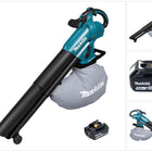 Makita DUB 187 T Souffleur et aspirateur de feuilles sans fil 18 V Brushless + 1x batterie 5,0 Ah - sans chargeur