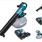 Makita DUB 187 RT2 Souffleur et aspirateur de feuilles sans fil 18 V Brushless + 2x batterie 5,0 Ah + chargeur