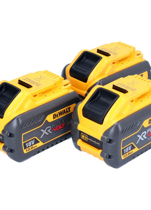 DeWalt 3x DCB 548 Akku 18 V / 54 V max. 12 Ah / 12000 mAh Li-Ion XR FLEXVOLT - mit Ladestandanzeige