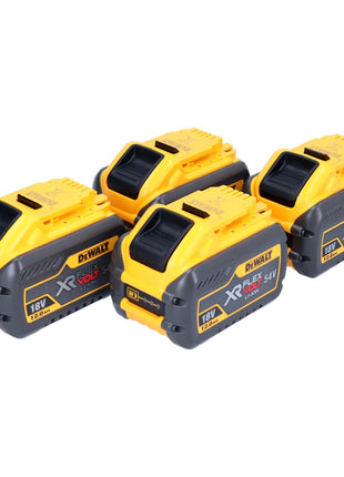 Batterie DeWalt 4x DCB 548 18 V / 54 V max. 12 Ah / 12000 mAh Li-Ion XR FLEXVOLT - avec indicateur de niveau de charge