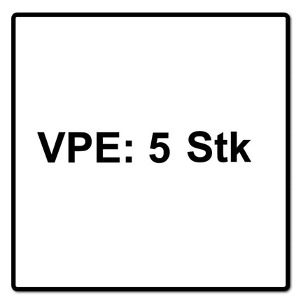 Bosch Standard for Universal Disques à tronçonner diamantés 125 x 22,23 mm 5 pces ( 5x 2608615059 ) pour béton, acier-béton, brique, calcaire et sable-pierre