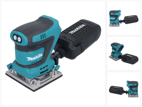 Makita DBO 484 Z 18 V 112 x 102 mm Levigatrice vibrante a batteria Solo - senza batteria, senza caricabatterie