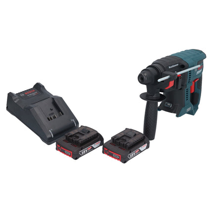 Bosch GBH 18V-21 Marteau perforateur sans fil professionnel 18 V 2.0 J SDS plus Brushless + 2x 2.0 Ah batterie + kit chargeur