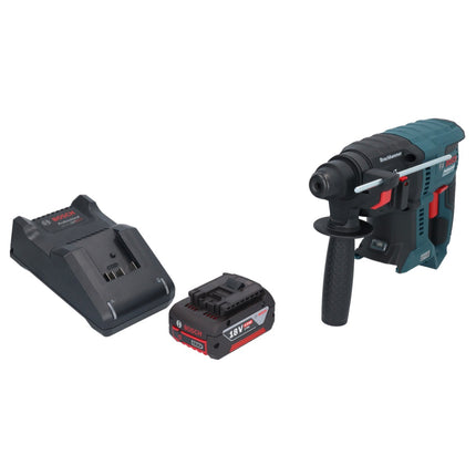Bosch GBH 18V-21 Marteau perforateur sans fil professionnel 18 V 2.0 J SDS plus Brushless + 1x batterie 4.0 Ah + kit chargeur