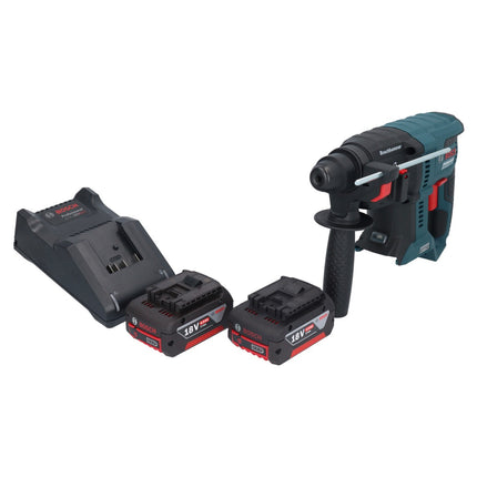 Bosch GBH 18V-21 Marteau perforateur sans fil professionnel 18 V 2.0 J SDS plus Brushless + 2x 4.0 Ah batterie + kit chargeur