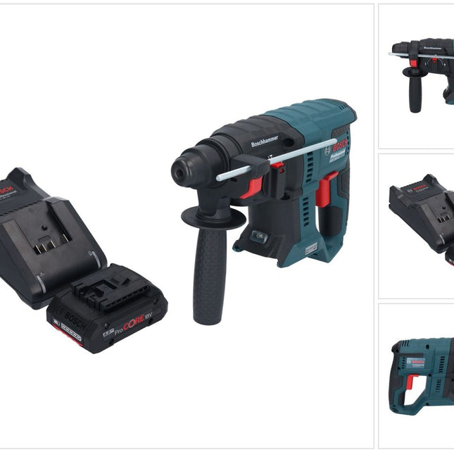 Bosch GBH 18V-21 Marteau perforateur sans fil professionnel 18 V 2.0 J SDS plus sans balais + 1x batterie ProCORE 4.0 Ah + chargeur