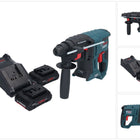 Bosch GBH 18V-21 Marteau perforateur sans fil professionnel 18 V 2.0 J SDS plus sans balais + 2x batterie ProCORE 4.0 Ah + kit chargeur