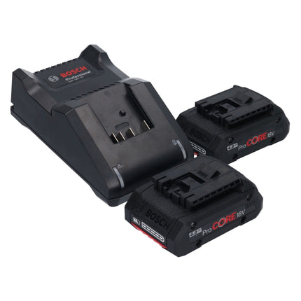 Bosch GBH 18V-21 Marteau perforateur sans fil professionnel 18 V 2.0 J SDS plus sans balais + 2x batterie ProCORE 4.0 Ah + kit chargeur