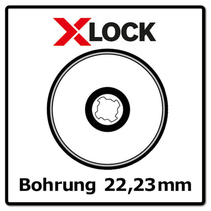 Bosch Expert for Inox & Metal Disque à tronçonner X-LOCK 125 x 22,23 mm 25 pces ( 25x 2608619264 )