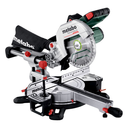 Metabo KGS 18 LTX BL 216 Scie a onglet radiale sans fil 18 V 216 mm Brushless ( 614216920 ) + 1x batterie 4,0 Ah + kit chargeur