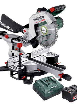 Metabo KGS 18 LTX BL 254 Akku Kappsäge 18 V 254 mm Brushless ( 614254920 ) + 1x Akku 4,0 Ah + Ladegerät