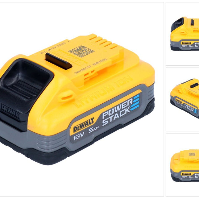 DeWalt DCBP 518 Batterie Powerstack 18 V 5,0 Ah / 5000 mAh XR Li-Ion - avec indicateur de charge