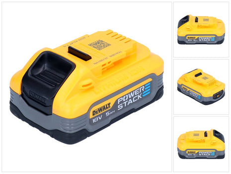 DeWalt DCBP 518 Batterie Powerstack 18 V 5,0 Ah / 5000 mAh XR Li-Ion - avec indicateur de charge