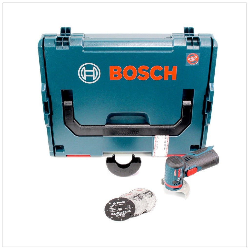 Bosch GWS 10,8-76 V-EC Meuleuse angulaire sans fil 10,8V ( 06019F2003 ) 76mm Solo dans L-Boxx - sans batterie, sans chargeur