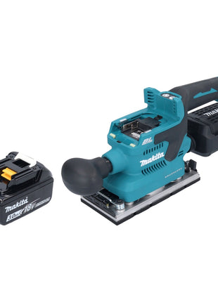 Makita DBO 382 F1 Akku Schwingschleifer 18 V 93 x 185 mm Brushless + 1x Akku 3,0 Ah - ohne Ladegerät