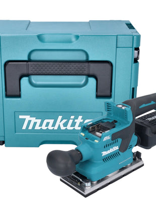 Makita DBO 382 ZJ Ponceuse vibrante sans fil 18 V 93 x 185 mm Brushless + Makpac - sans batterie, sans chargeur