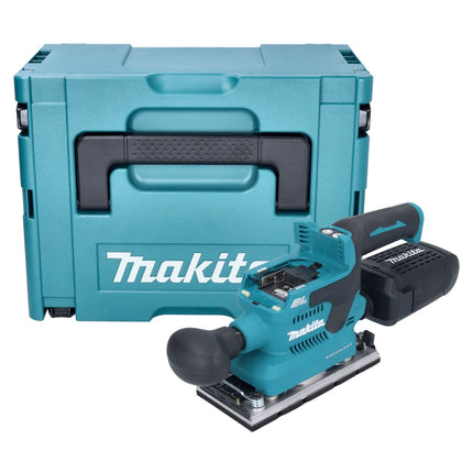 Makita DBO 382 ZJ Ponceuse vibrante sans fil 18 V 93 x 185 mm Brushless + Makpac - sans batterie, sans chargeur