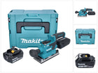 Makita DBO 382 F1J Ponceuse vibrante sans fil 18 V 93 x 185 mm Brushless + 1x batterie 3,0 Ah + Makpac - sans chargeur