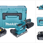 Makita DBO 382 G1J Ponceuse vibrante sans fil 18 V 93 x 185 mm Brushless + 1x batterie 6,0 Ah + Makpac - sans chargeur