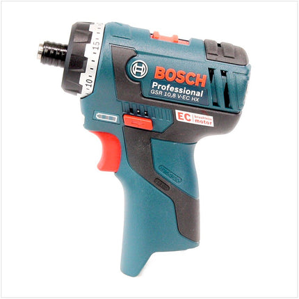 Bosch GSR 10,8 V-EC HX Akku Bohrschrauber in L-Boxx + 1 x GBA 10,8 V 2,5 Ah Akku + AL 1130 CV Schnelllader - Toolbrothers