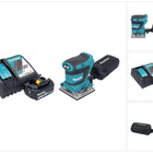 Makita DBO 484 RM1 Ponceuse vibrante sans fil 18 V 112 x 102 mm + 1x batterie 4,0 Ah + chargeur