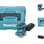 Makita DBO 484 ZJ Ponceuse vibrante sans fil 18 V 112 x 102 mm + Makpac - sans batterie, sans chargeur