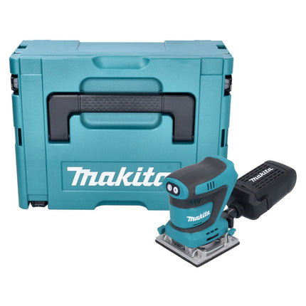Makita DBO 484 ZJ Ponceuse vibrante sans fil 18 V 112 x 102 mm + Makpac - sans batterie, sans chargeur