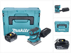 Makita DBO 484 M1J Akumulatorowa szlifierka oscylacyjna 18 V 112 x 102 mm + 1x akumulator 4,0 Ah + Makpac - bez ładowarki