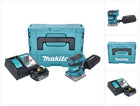 Makita DBO 484 RT1J Akumulatorowa szlifierka oscylacyjna 18 V 112 x 102 mm + 1x akumulator 5,0 Ah + ładowarka + Makpac