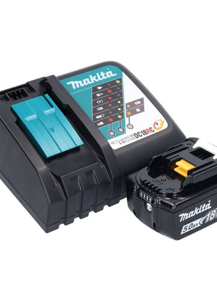 Makita DBO 484 RT1J Akumulatorowa szlifierka oscylacyjna 18 V 112 x 102 mm + 1x akumulator 5,0 Ah + ładowarka + Makpac