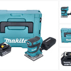 Makita DBO 484 G1J Ponceuse vibrante sans fil 18 V 112 x 102 mm + 1x batterie 6,0 Ah + Makpac - sans chargeur