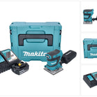 Makita DBO 484 RG1J Ponceuse vibrante sans fil 18 V 112 x 102 mm + 1x batterie 6,0 Ah + chargeur + Makpac