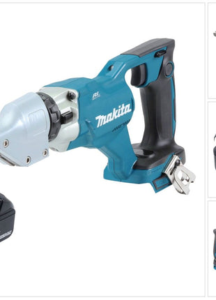 Makita DJS 200 F1 Cisaille à tôle sans fil 18 V 2,0 mm Brushless + 1x batterie 3,0 Ah - sans chargeur