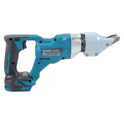 Makita DJS 200 RM Cisaille à tôle sans fil 18 V 2,0 mm Brushless + 2x batterie 4,0 Ah + chargeur
