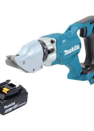 Makita DJS 200 T1 Cisaille à tôle sans fil 18 V 2,0 mm Brushless + 1x batterie 5,0 Ah - sans chargeur