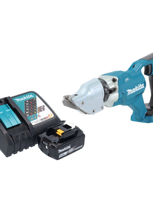 Makita DJS 200 RT1 Cisaille à tôle sans fil 18 V 2,0 mm Brushless + 1x batterie 5,0 Ah + chargeur