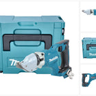 Makita DJS 200 ZJ Cisaille à tôle sans fil 18 V 2,0 mm Brushless + Makpac - sans batterie, sans chargeur