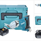 Makita DJS 200 F1J Cisaille à tôle sans fil 18 V 2,0 mm Brushless + 1x batterie 3,0 Ah + Makpac - sans chargeur