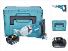 Makita DJS 200 M1J Cisaille à tôle sans fil 18 V 2,0 mm Brushless + 1x batterie 4,0 Ah + Makpac - sans chargeur