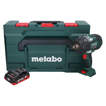 Metabo SSW 18 LTX 1450 BL Visseuse à choc sans fil 18 V 1450 Nm Brushless + 1x batterie 4,0 Ah + metaBOX - sans chargeur