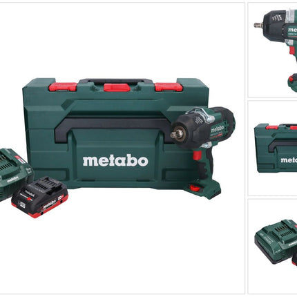 Metabo SSW 18 LTX 1450 BL Visseuse à choc sans fil 18 V 1450 Nm Brushless + 1x batterie 4,0 Ah + chargeur + metaBOX
