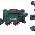 Metabo SSW 18 LTX 1450 BL Visseuse à choc sans fil 18 V 1450 Nm Brushless + 2x batterie 4,0 Ah + chargeur + metaBOX