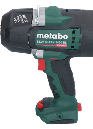 Metabo SSW 18 LTX 1450 BL Atornillador de impacto a batería 18 V 1450 Nm sin escobillas + 2x baterías 4,0 Ah + cargador + metaBOX