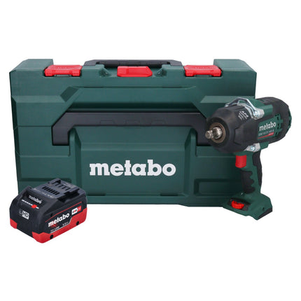 Metabo SSW 18 LTX 1450 BL Visseuse à choc sans fil 18 V 1450 Nm Brushless + 1x batterie 5,5 Ah + metaBOX - sans chargeur